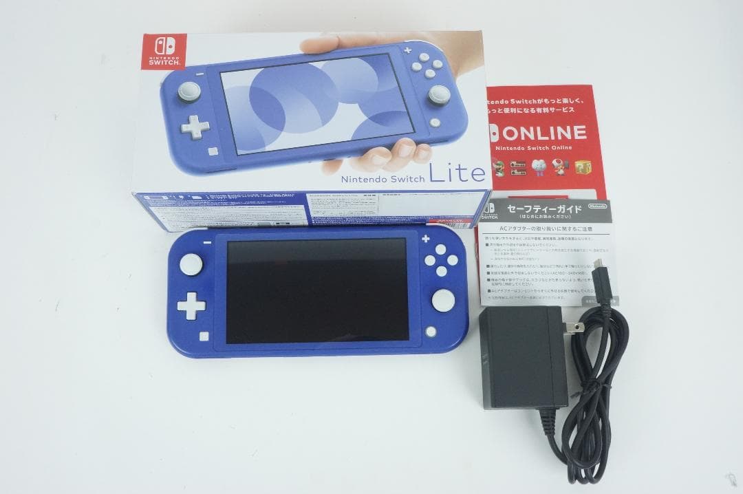 【動作品】ニンテンドースイッチライト ブルー 本体 Switch 箱説 1