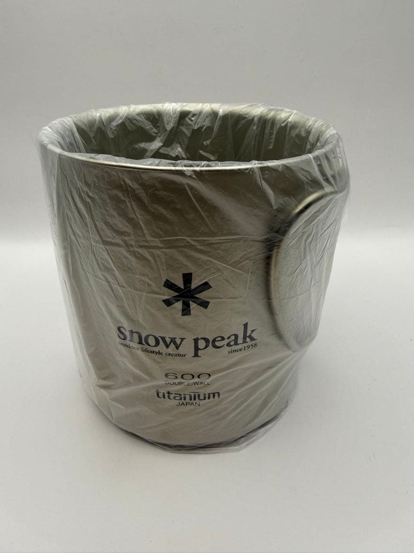【新品・未使用】スノーピーク　チタンダブルマグ　600 MG-054R
