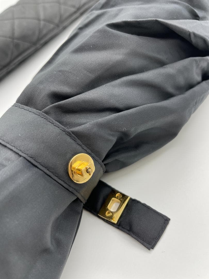 Chanel 折りたたみ傘 黒 晴雨兼用