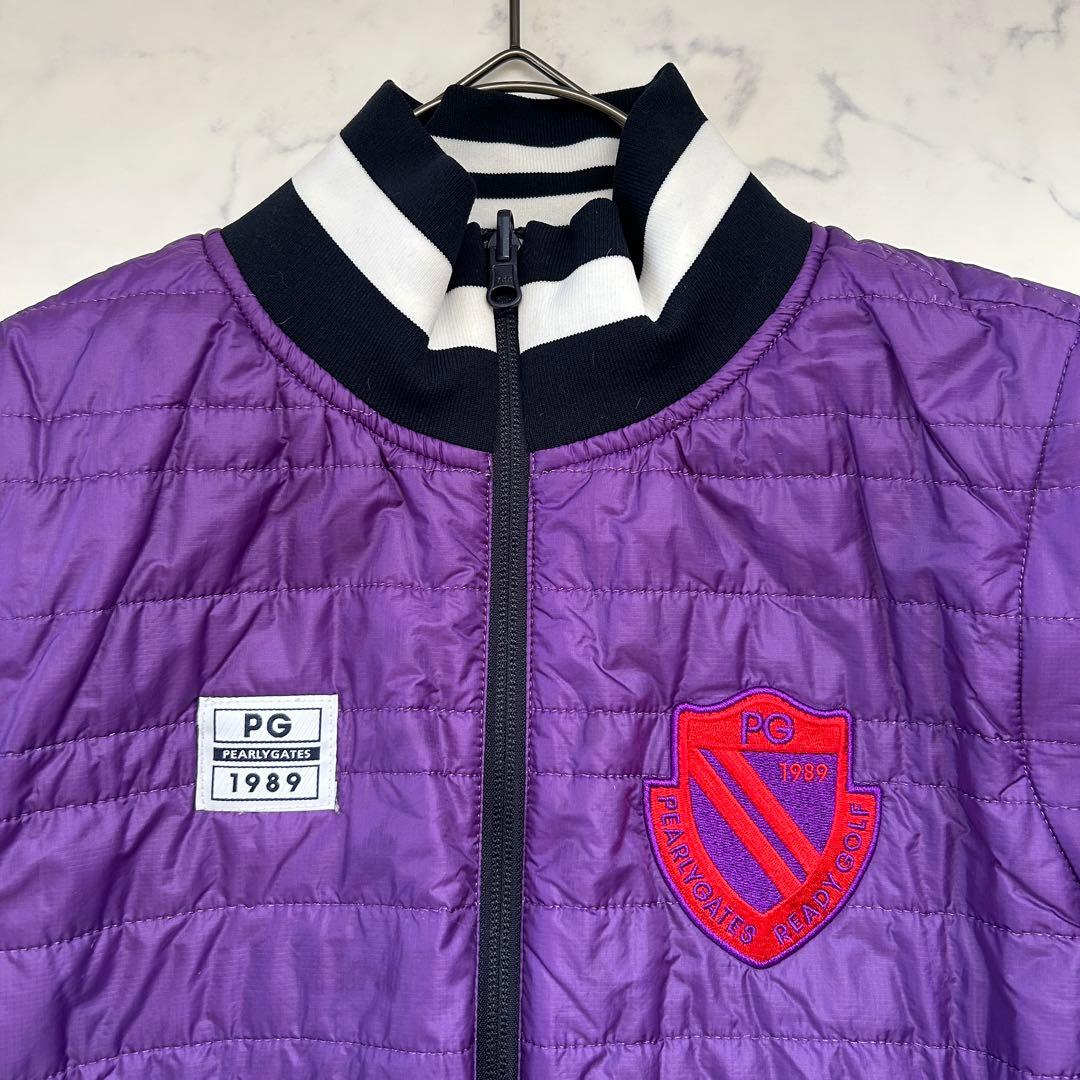 美品 パーリーゲイツ 4ウェイ ブルゾン リバーシブル カタログ掲載商品 ロゴ