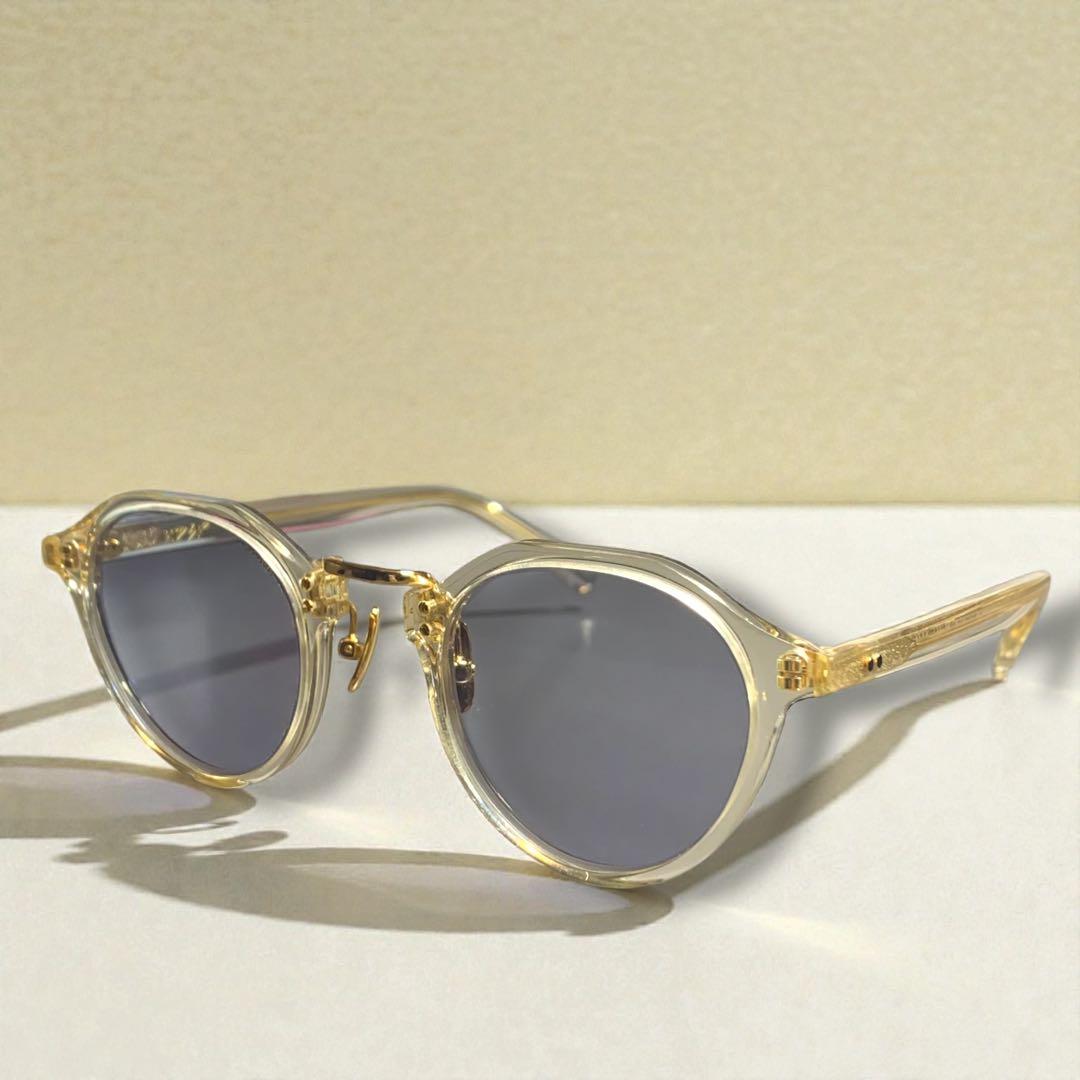 美品　A.D.S.R サングラス SATCHMO サッチモ　03 ゴールド　金具