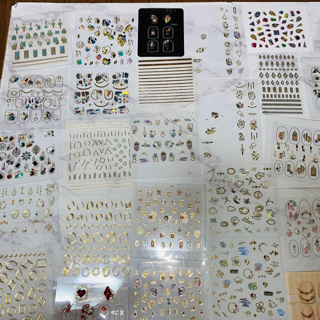 ネイルシール まとめ売り 64枚